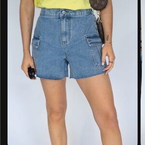 BRAND NEW CARGO DENIM SHORTS